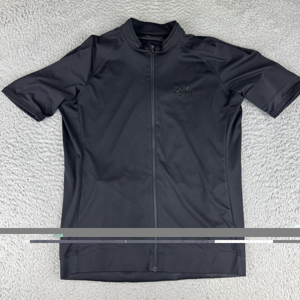 Rapha Core Lightweight Cycling Jersey Black Men's Medium M - Excellent